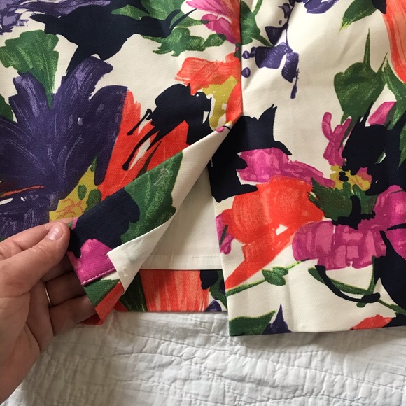 J.Crew Garden Floral No.2 Pencil Skirt 4 - Picture 6 of 7